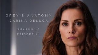 Stefania in Greys Anatomy S16E21 as Carina DeLuca [upl. by Niehaus]