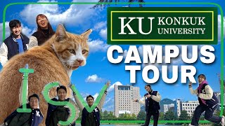 Konkuk University Campus Tour  Seoul South Korea [upl. by Ailecra984]