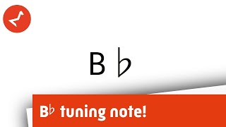 B Flat B♭ Tuning NoteTone  Trombone Trumpet Band Instruments Bb note Bb reference note B flat [upl. by Gardy410]