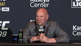 Dana White PostFight Press Conference  UFC 299 [upl. by Heinrik662]