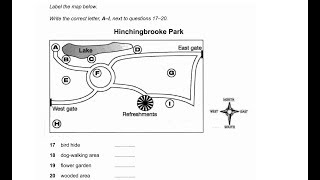 IELTS Listening practice Map labeling [upl. by Adnof]