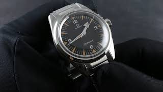 Omega 1957 Trilogy Seamaster Railmaster CoAxial Master 22010382001002 Showcase Review [upl. by Ferrel192]