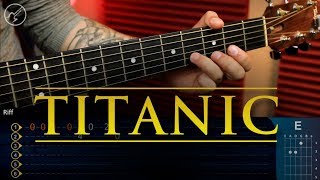 Titanic Theme  My Heart Will Go On Guitar Tutorial  TABS Christianvib [upl. by Attenol]