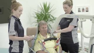 Aidacare Training Video  Manual Handling  Sit To Sit [upl. by Efron]