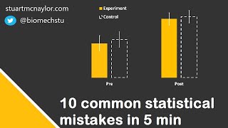 Ten Statistical Mistakes in 5 Min [upl. by Humfrey]