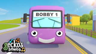 The BEST Bus Songs  Bobby The Bus  Nursery Rhymes amp Kids Songs  Baby Buses  Geckos Garage [upl. by Selig450]