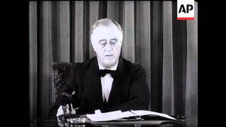 President Roosevelt On quotNeutralityquot [upl. by Nerad]