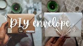 DIY envelope  Vintage themed envelope  Easy DIY [upl. by Llertrac]