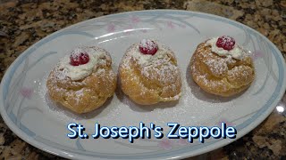 Italian Grandma Makes St Josephs Zeppole [upl. by Prince]