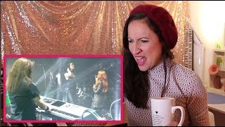 Vocal Coach REACTS TO EPICA and FLOOR JANSEN SANCTA TERRA live [upl. by Leontyne]