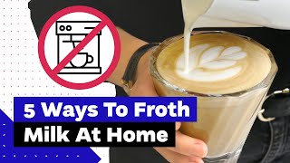 How To Froth Milk At Home Best Milk Frothers Review [upl. by Elpmid176]