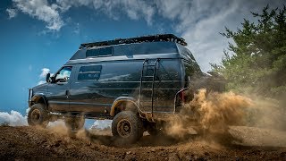 Alpha Van The Ultimate Ford E350 Overland 4x4 [upl. by Adrahs840]