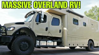 MASSIVE RV 4x4 OffRoad Motorhome Overlanders Dream The Showhauler [upl. by Anidan383]