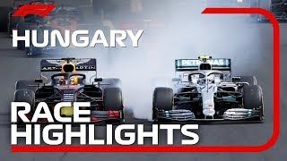 2019 Hungarian Grand Prix Race Highlights [upl. by Zins]