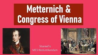 Vienna Congress amp Metternich [upl. by Lansing]