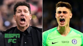 What would happen to Kepa Arrizabalaga if he refused substitution under Diego Simeone  Extra Time [upl. by Ednalrim844]