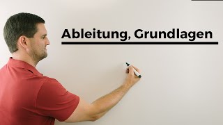 Ableitung Grundlagen quotschnellesquot Ableiten  Mathe by Daniel Jung [upl. by Riocard]