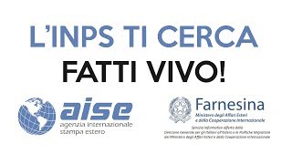 LINPS ti cerca fatti vivo Certificazione esistenza in vita entro il 15 giugno 2019 [upl. by Ireland]