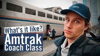 24 hours in Amtrak COACH CLASS  The Sunset Limited Train [upl. by Farrah]