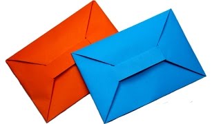 DIY  Easy origami envelope tutorial [upl. by Nylatsirk]