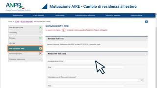 08 AIRE Cambio di residenza all estero per un singolo cittadino o per famiglia AIRE [upl. by Nessi]