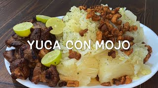 Yuca Con Mojo Al Estilo Cubano  Cocina Con Fujita [upl. by Eelrihs]