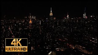 4K New York City by Night  Relaxing Jazz Music [upl. by Bergwall]