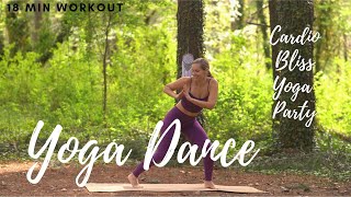 Yoga Dance  Blissed out Cardio Yoga Workout [upl. by Shanna]