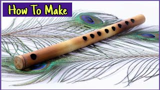 How To Make A Bamboo Flute।। Make A Bamboo Flute Step By Step।। DIY Bamboo Craft Flute Making idea [upl. by Enihpad]