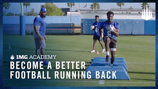 3 Football Drills to Become a Better Running Back [upl. by Gabrila]