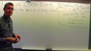 Laplace Transform Second Shifting Theorem [upl. by Iliam]