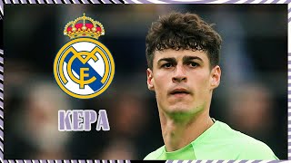 Kepa Arrizabalaga new REAL MADRID PLAYER [upl. by Milla]