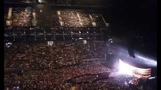 The O2 Arena London concert venue Seat view from Block 419 Row J Seat 905 level 4 high [upl. by Pearce]