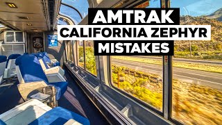 Amtrak California Zephyr Mistakes [upl. by Orlosky]