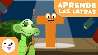 Aprende la Letra quotTquot con Tania la Tortuga  El abecedario [upl. by Wesa]