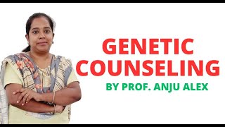 Genetic Counseling II Genetics II B Sc Nursing 2nd Year II Anju Mam II [upl. by Alrad]