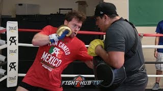 FULL CANELO ALVAREZ TRAINING WORKOUT FOR GENNADY GOLOVKIN 2 REMATCH FIGHT [upl. by Phyllys390]