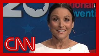 Julia LouisDreyfus jokes about Kamala name controversy at DNC [upl. by Tenner345]