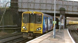 Half an Hour at 216  Birkenhead North Station 1022017  Class 507 508 terminus [upl. by Aihsemat383]