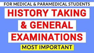 01 HISTORY TAKING AND GENERAL EXAMINATIONS  CLINICAL LAB  PHYSIOLOGY PRACTICALS [upl. by Nizam346]