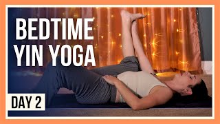 15 min Yin Yoga Stretches – Day 2 EVENING YOGA FOR BEGINNERS [upl. by Concepcion]