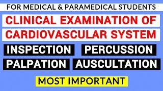 CARDIOVASCULAR SYSTEM EXAMINATION  CLINICAL LAB  PHYSIOLOGY PRACTICALS [upl. by Slavic]