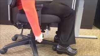 How to Adjust Office Master Ergonomic Chair [upl. by Salem]