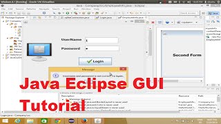 Java Eclipse GUI Tutorial 7  Add image pictures and icons in JFrame [upl. by Alla844]