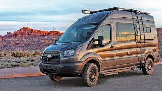 Ultimate 4x4 Ford Transit Camper Van Tour  Storyteller Overland MODE 4x4 [upl. by Jasper]