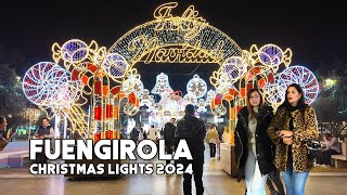 Fuengirola Spain Christmas Lights 2024 Costa del Sol  Málaga 4K [upl. by Hoisch]