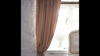 Sewing a simple lined curtain by Debbie Shore [upl. by Kilian]