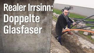 Realer Irrsinn Doppelt gelegte Glasfaserkabel  extra 3  NDR [upl. by Theola579]