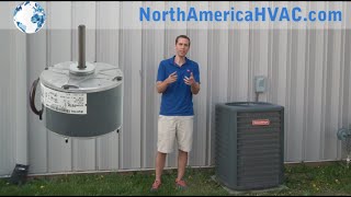 How to Replace an Condenser Fan Motor  HVAC AC Motor Install [upl. by Amalie101]