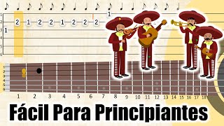 COMO TOCAR las Mañanitas 🎸 Tutorial Para Principiantes  Guitarra Fácil  Tablatura  Tabs  Punteo [upl. by Ibor]